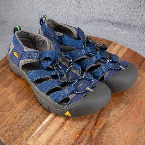 Keen Unisex Big Kids' Newport H2 Sandals 1009962 Blue Depths Gargoyle Size 6 - Picture 1 of 6
